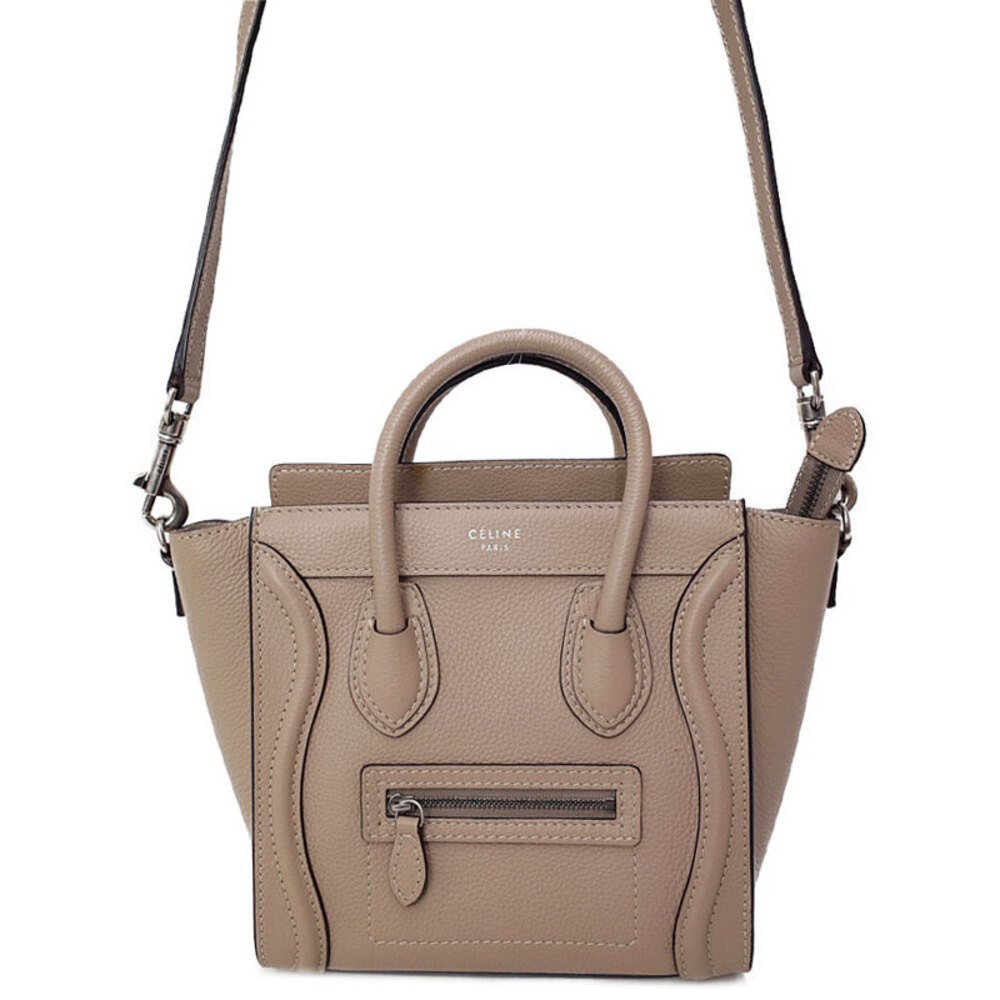 Celine Luggage Shopper Leather Shoulder Bag